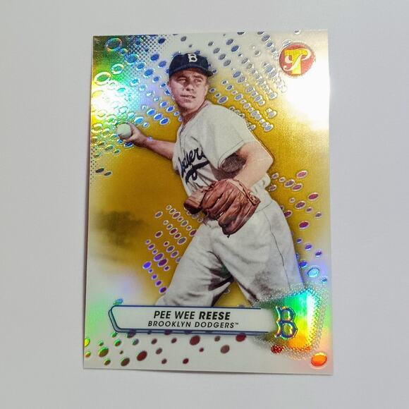 Pee Wee Reese SSP 35/50 #146 Topps Pristine Gold Pulsar Refractor Dodgers 2023 - Picture 1 of 6